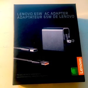 Lenovo 65W AC ADAPTER. Never used.